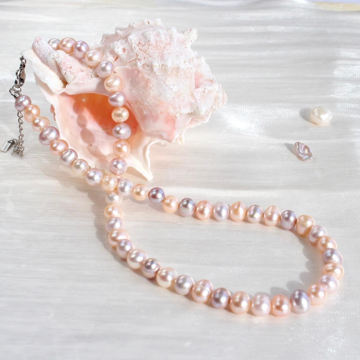 Rachel|Lavendel Sunset Perlenkette - JK Jewelry & Accessories