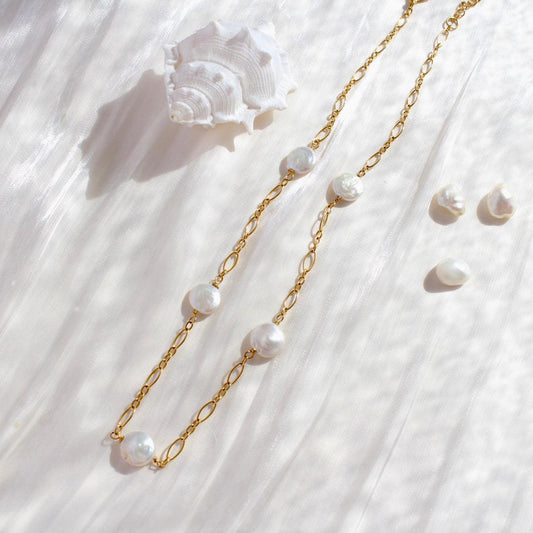 Elina | Zarte Knopf-Barockperlen