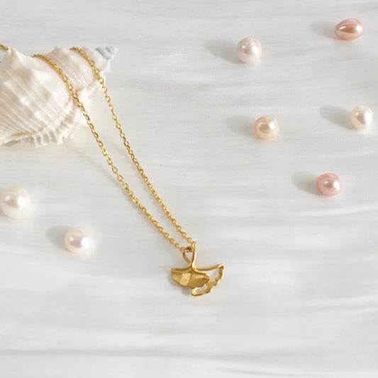 Lia | Zartes Ginkgoblatt - JK Jewelry & Accessories