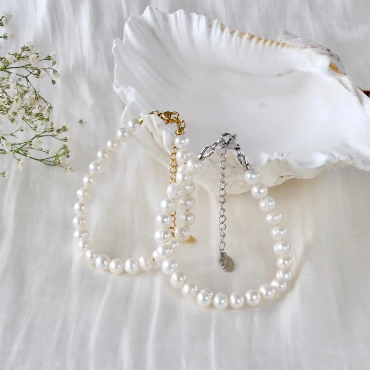 6mm Süsswasserperlen Schmuckset - JK Jewelry & Accessories