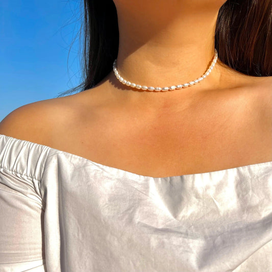 5mm Perlenkette & Armkette Set - JK Jewelry & Accessories