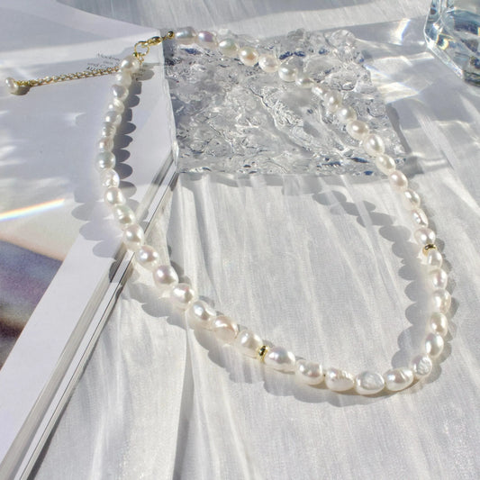 6.5mm Barockperlenkette - JK Jewelry & Accessories