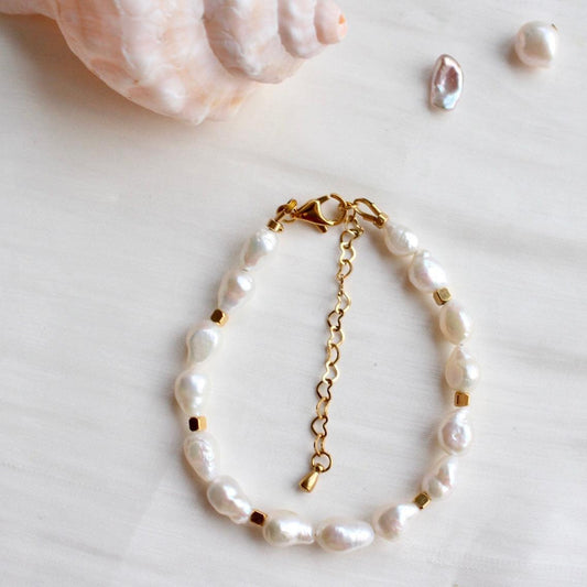 Lola|Einzigartige Barockperlen Armkette - JK Jewelry & Accessories