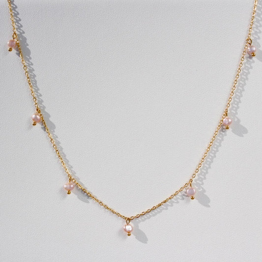 Lakelyn | Wunderschöne Weisse/Rosa Perlen