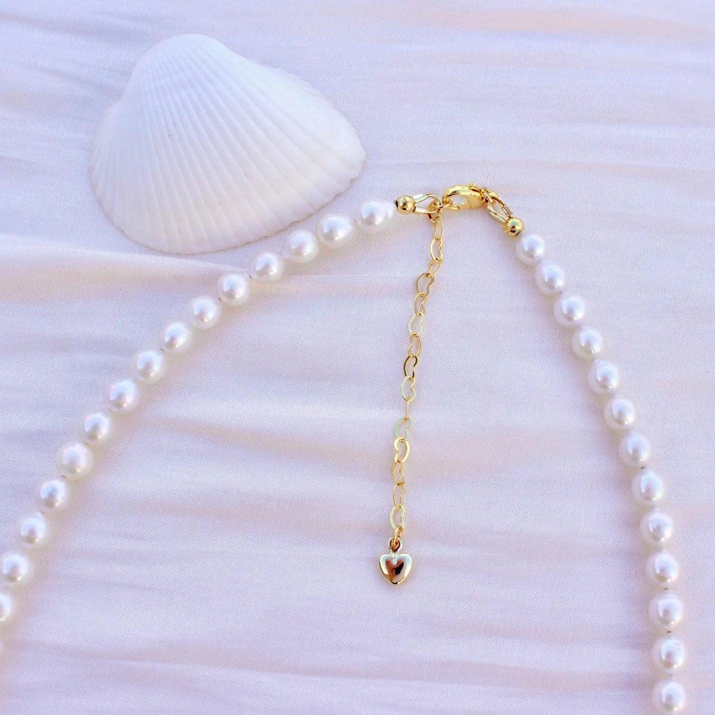 6mm klassische Perlenkette - JK Jewelry & Accessories