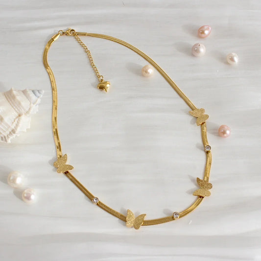 Kali | Schmetterling & funkelnden Zirkonia - JK Jewelry & Accessories