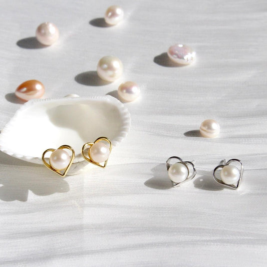 Eloise | Herz mit Perle - JK Jewelry & Accessories