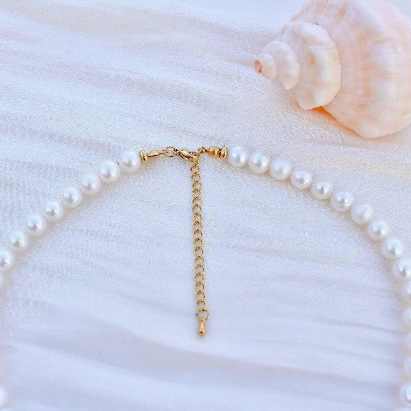 8.5mm klassische Perlenkette - JK Jewelry & Accessories