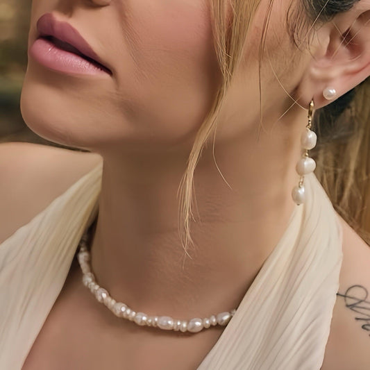 Lyra|Barockperlen Halskette & Armkette - JK Jewelry & Accessories