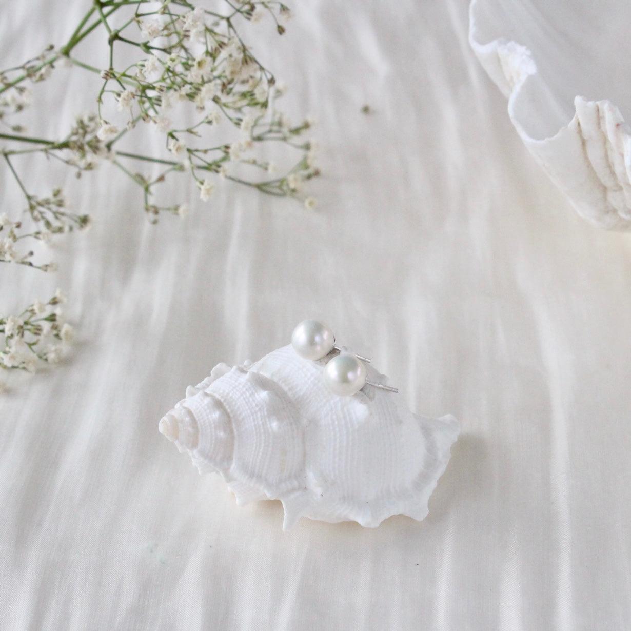 7mm Süsswasserperlen Schmuckset - JK Jewelry & Accessories