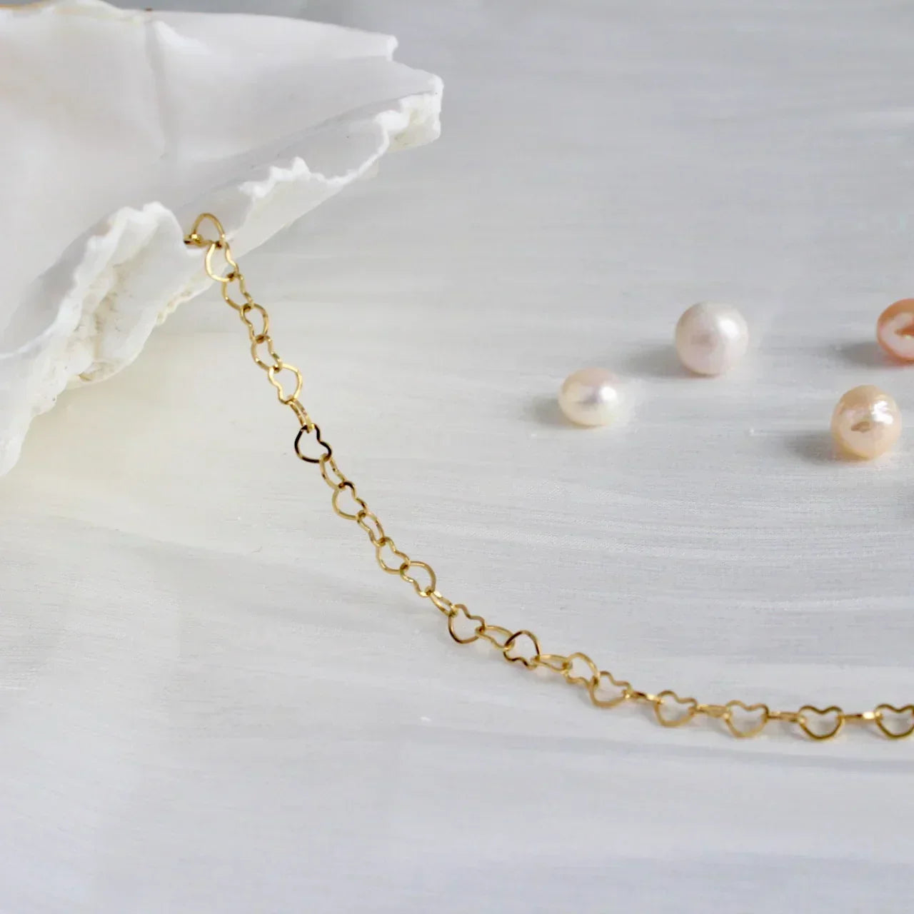 Verbundene Herzen Arm- /Fusskette - JK Jewelry & Accessories