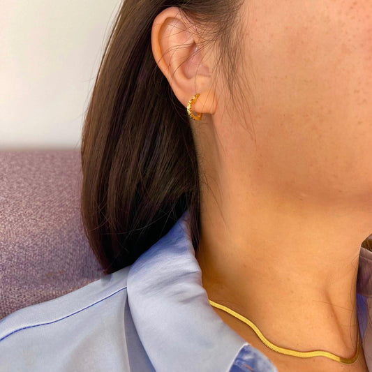 Charlee | Herz Creolen - JK Jewelry & Accessories