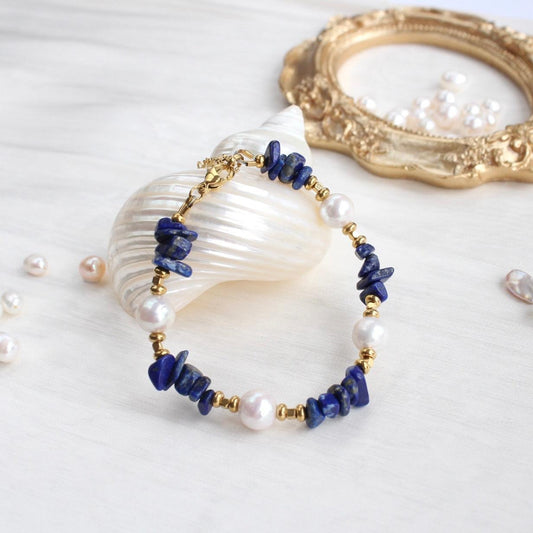 Melissa | Lapis Lazuli Armkette - JK Jewelry & Accessories