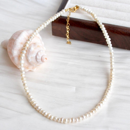 5mm klassische Perlenkette - JK Jewelry & Accessories