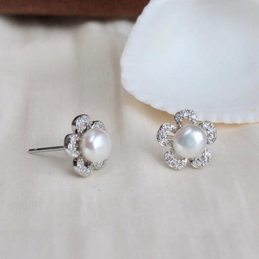 Claire|Blumen mit Perlen - JK Jewelry & Accessories