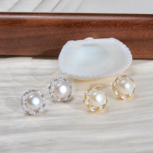 Esther|Zirkoniakranz mit Perlen - JK Jewelry & Accessories