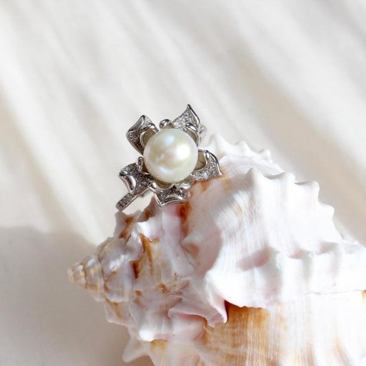 Elsie|Blühende Blumen mit Perlen - JK Jewelry & Accessories