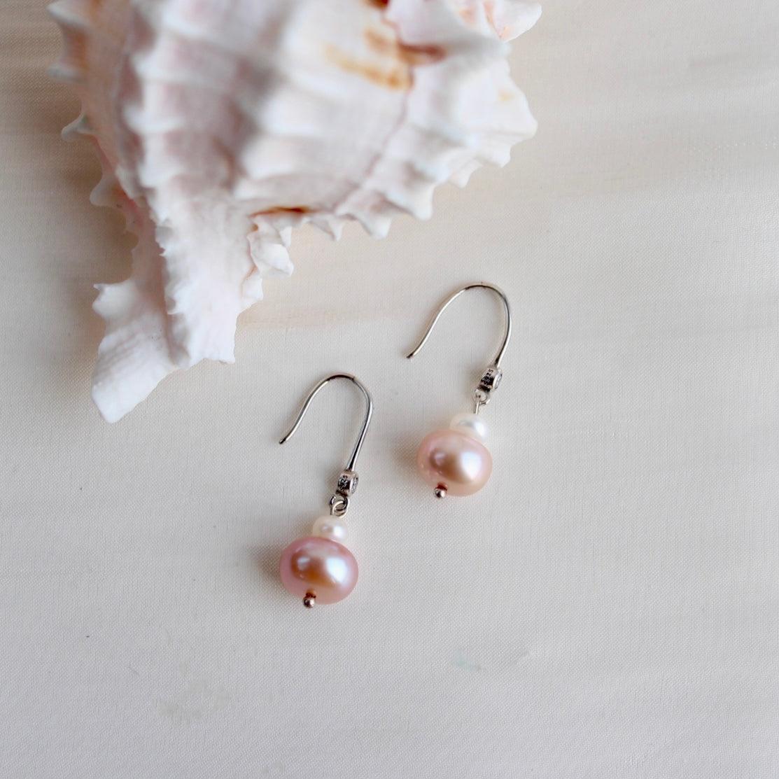 Nova | Rosa trifft weisse Perlen - JK Jewelry & Accessories