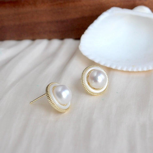 Anna|Perlmutt-Ring mit Perlen - JK Jewelry & Accessories