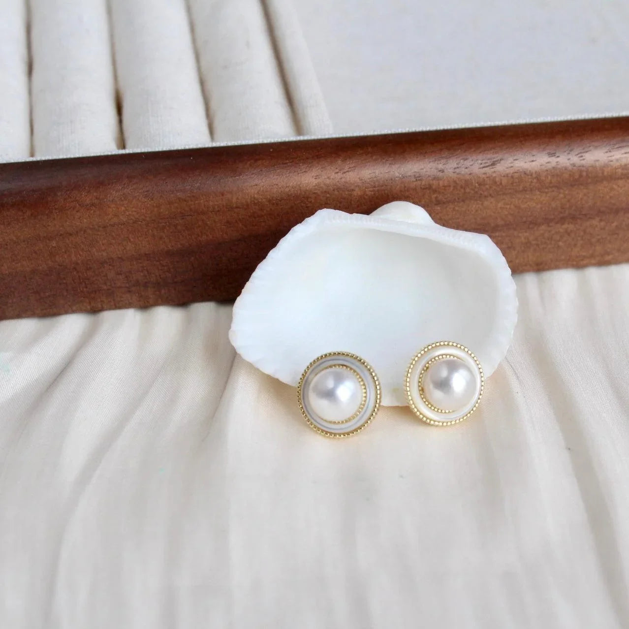 Anna|Perlmutt-Ring mit Perlen - JK Jewelry & Accessories