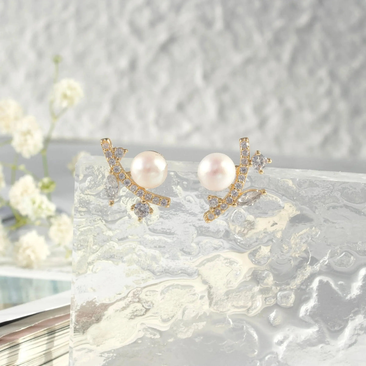 Aria|Glänzende Zweige & Perlen - JK Jewelry & Accessories