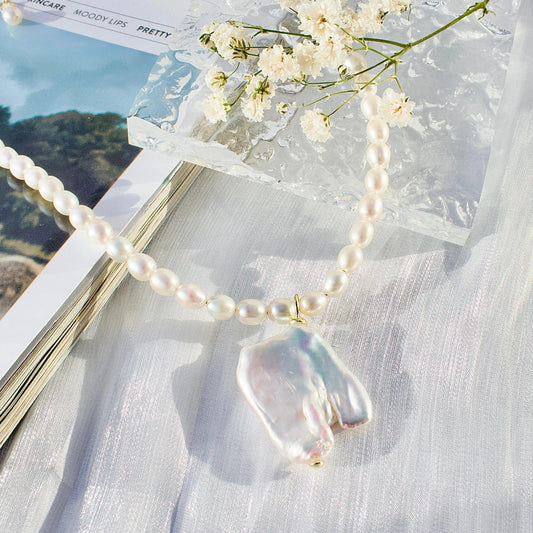 Amaya|Klassische Perlenkette & Barockperle - JK Jewelry & Accessories