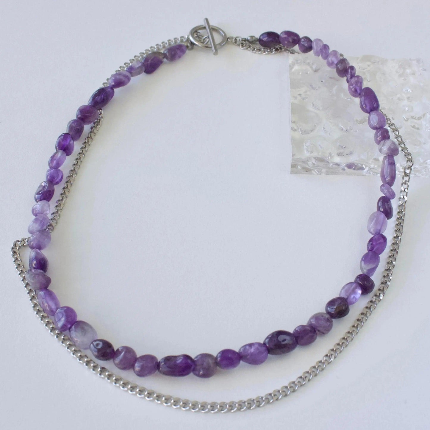 Doppelkette Amethyst - JK Jewelry & Accessories