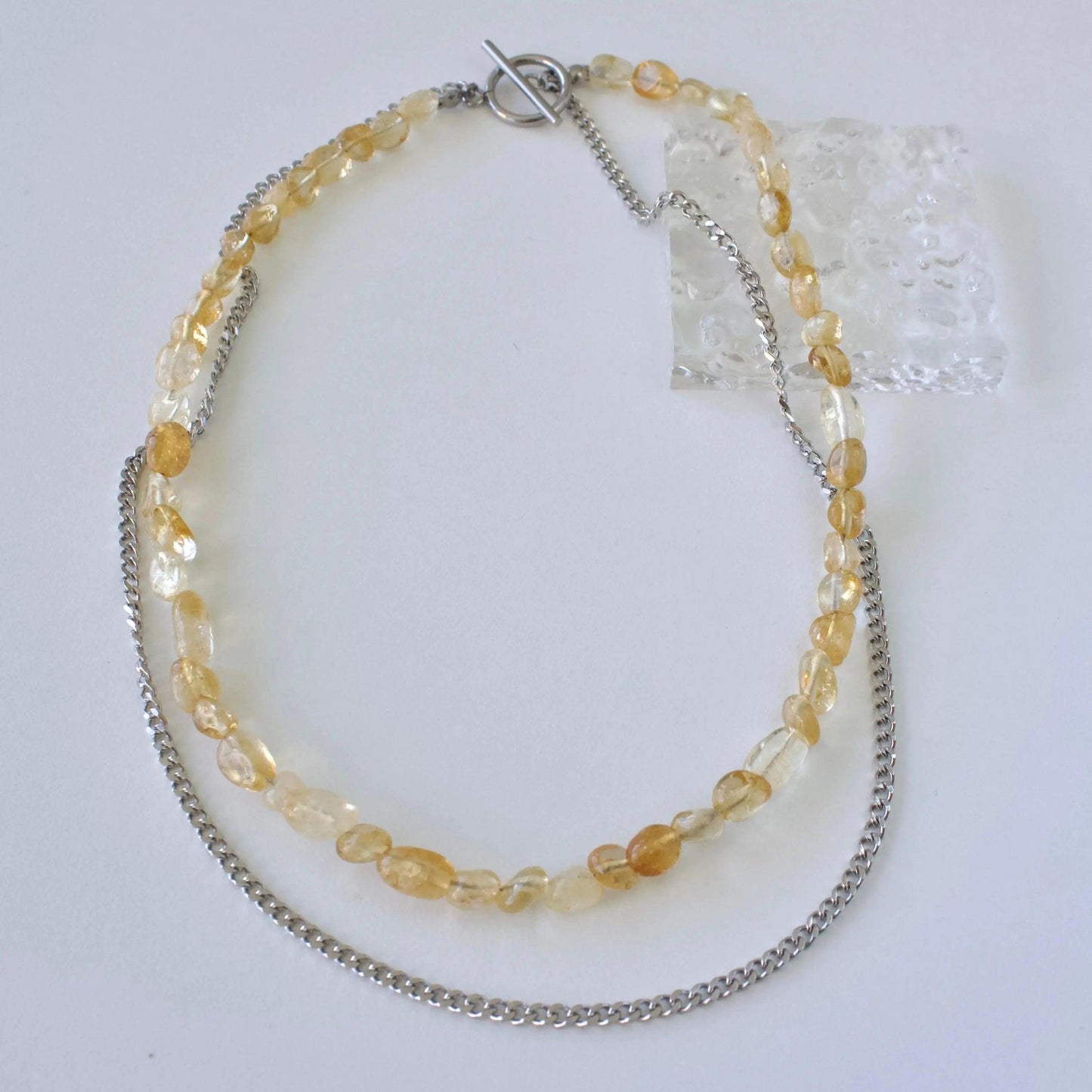 Doppelkette Citrin - JK Jewelry & Accessories