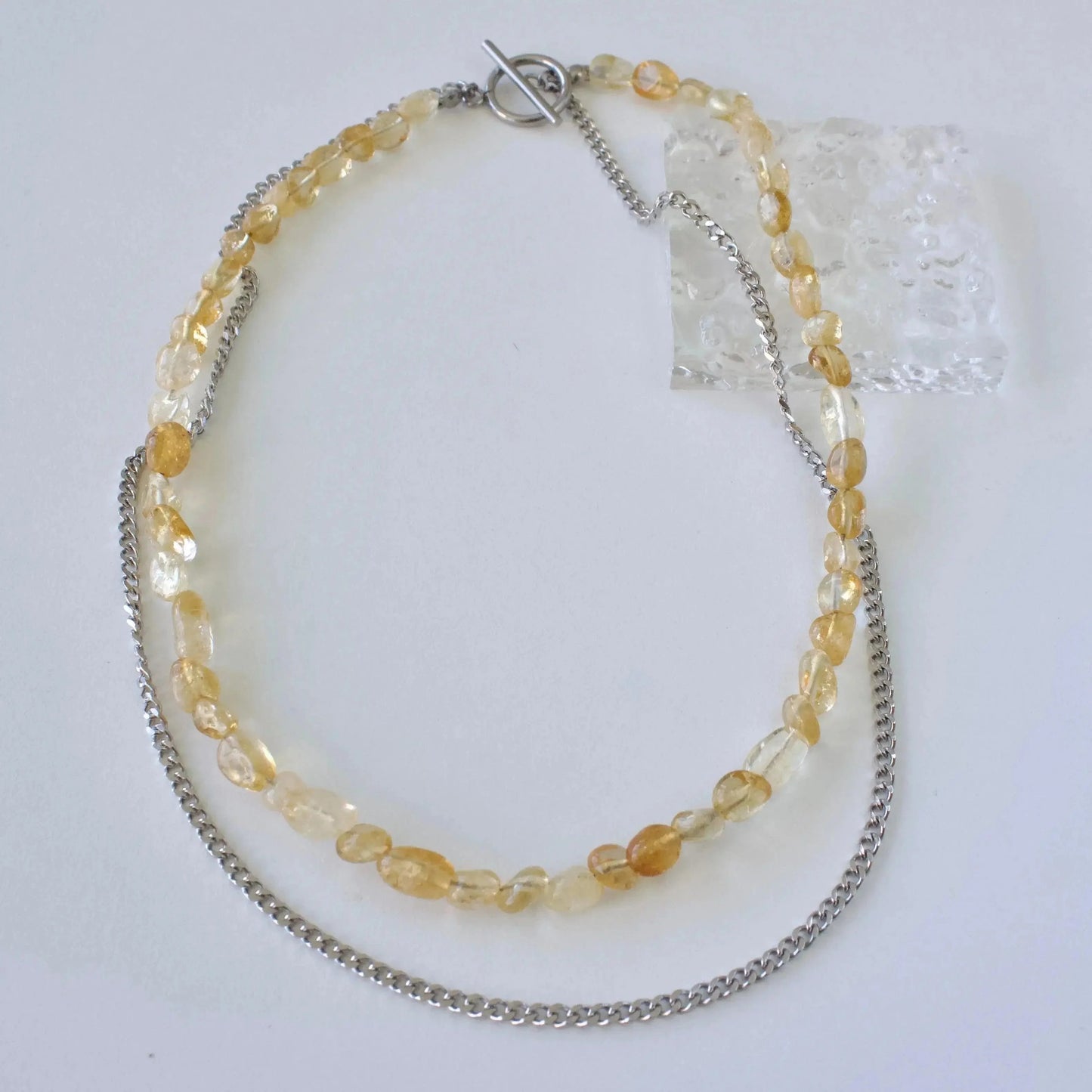 Doppelkette Citrin - JK Jewelry & Accessories