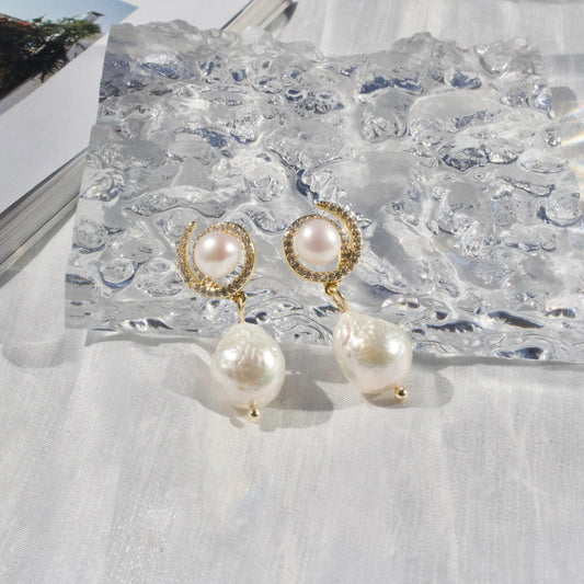 Emery|Elegante Tropfenförmige Barockperlen - JK Jewelry & Accessories