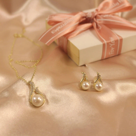 Elegantes klassisches Perlenset - JK Jewelry & Accessories