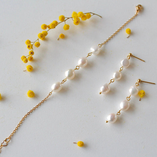 Sophia | Elengantes Barockperlen Set - JK Jewelry & Accessories