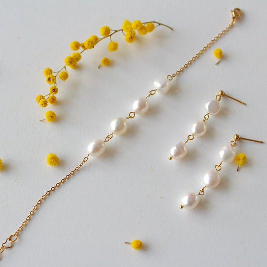 Sophia | Elengantes Barockperlen Set - JK Jewelry & Accessories