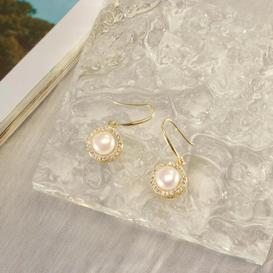 Elise|Perle mit Goldring - JK Jewelry & Accessories