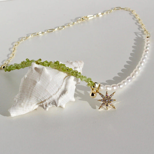 Frühling des Peridots & Sterns - JK Jewelry & Accessories