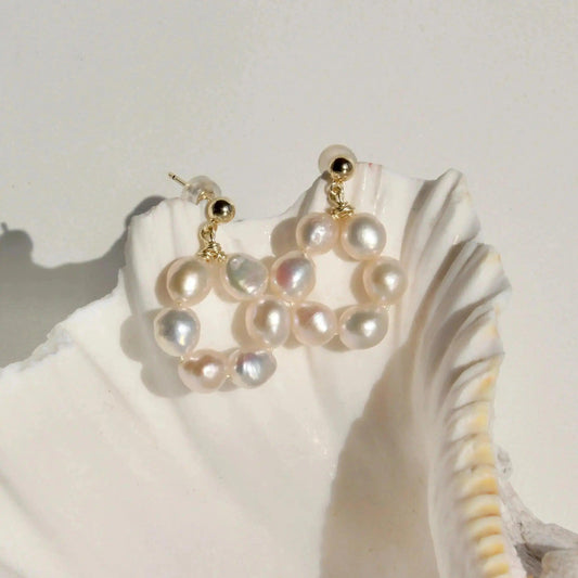 Kleiner Blumen Hoop - JK Jewelry & Accessories