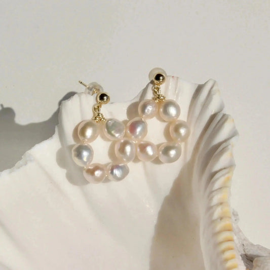 Kleiner Blumen Hoop - JK Jewelry & Accessories