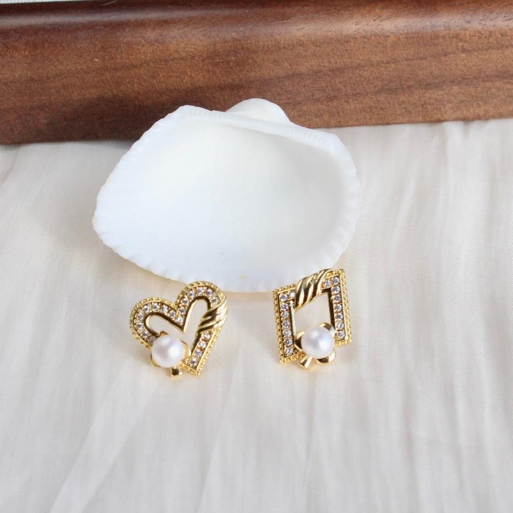 Kylie|Asymmetrie des Herzen und des Rhombus - JK Jewelry & Accessories