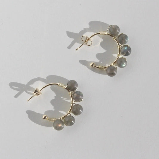 Labradorit Halbmond - JK Jewelry & Accessories