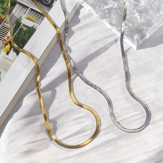 Leia|Klassische Schlangenkette - JK Jewelry & Accessories