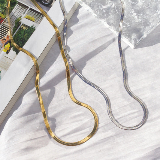 Leia|Klassische Schlangenkette - JK Jewelry & Accessories