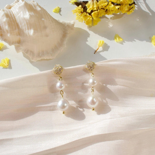 Liana | Herz mit Barockperlen - JK Jewelry & Accessories