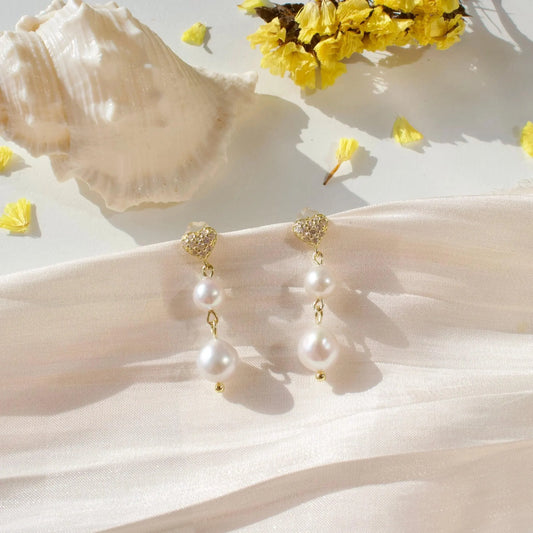 Liana | Herz mit Barockperlen - JK Jewelry & Accessories