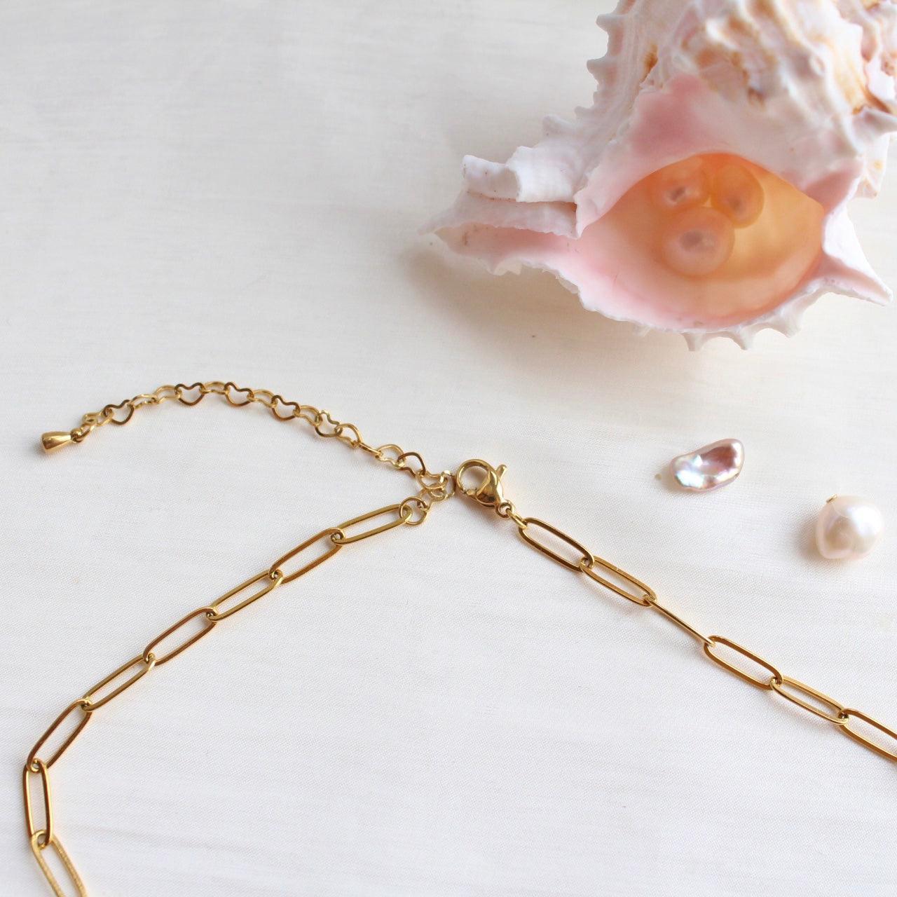 Luna | Schlichte Barockperlen Kette - JK Jewelry & Accessories