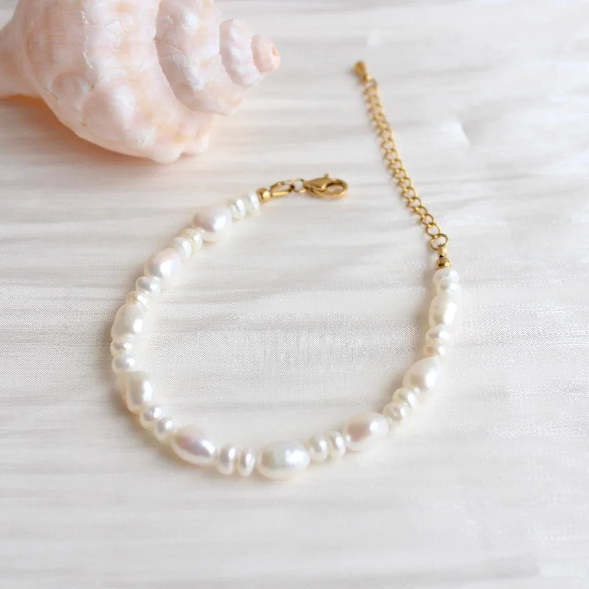 Lyra|Barockperlen Halskette & Armkette - JK Jewelry & Accessories