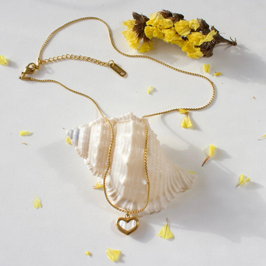 Noemi | Klassisches Perlmutt-Herz - JK Jewelry & Accessories