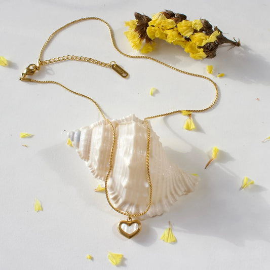 Noemi | Klassisches Perlmutt-Herz - JK Jewelry & Accessories