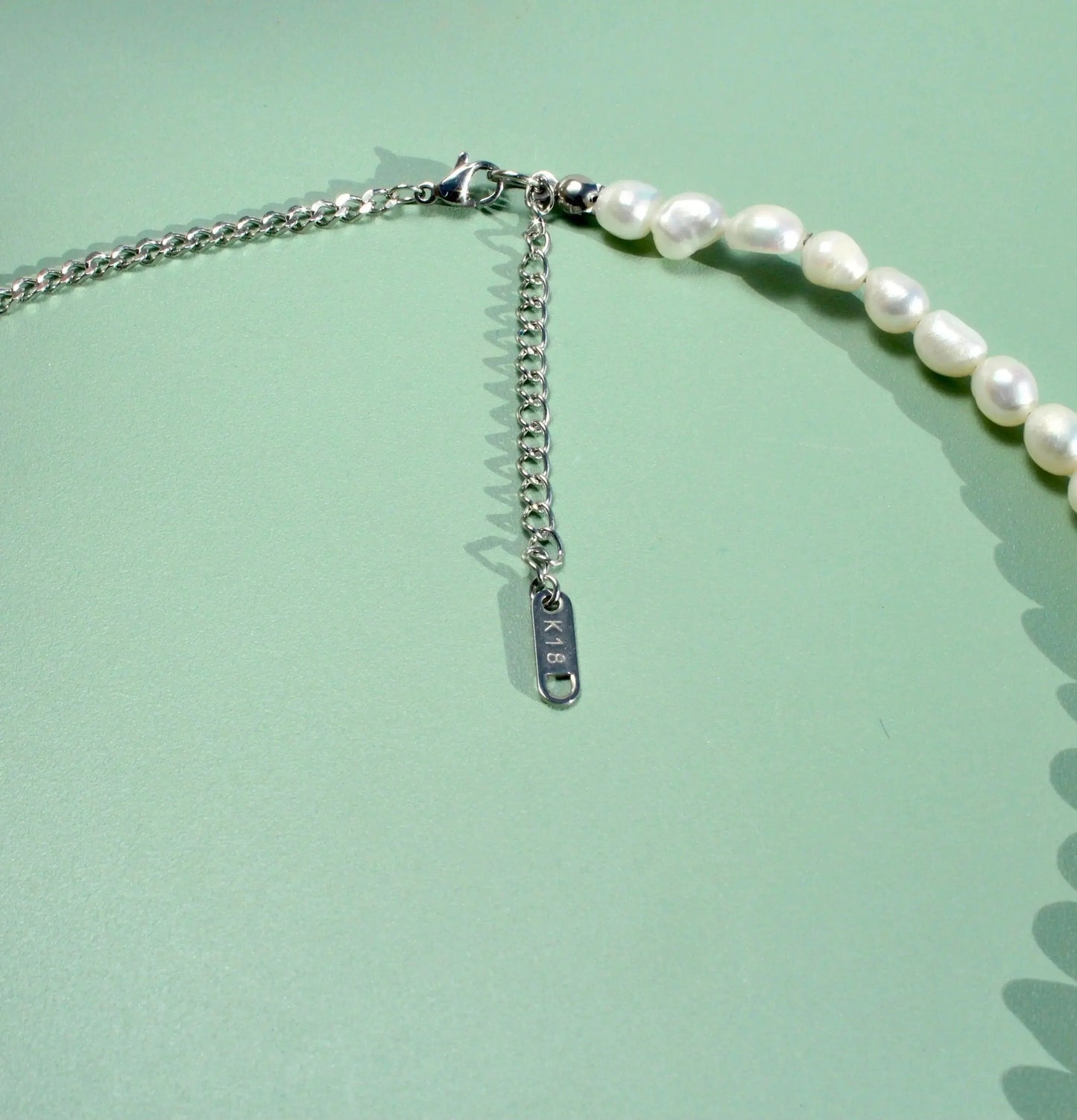 Panzerkette mit Perlen - JK Jewelry & Accessories
