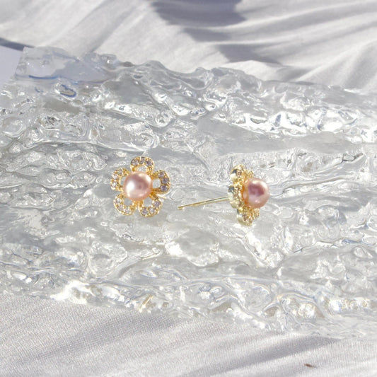 Claire|Blumen mit Perlen - JK Jewelry & Accessories