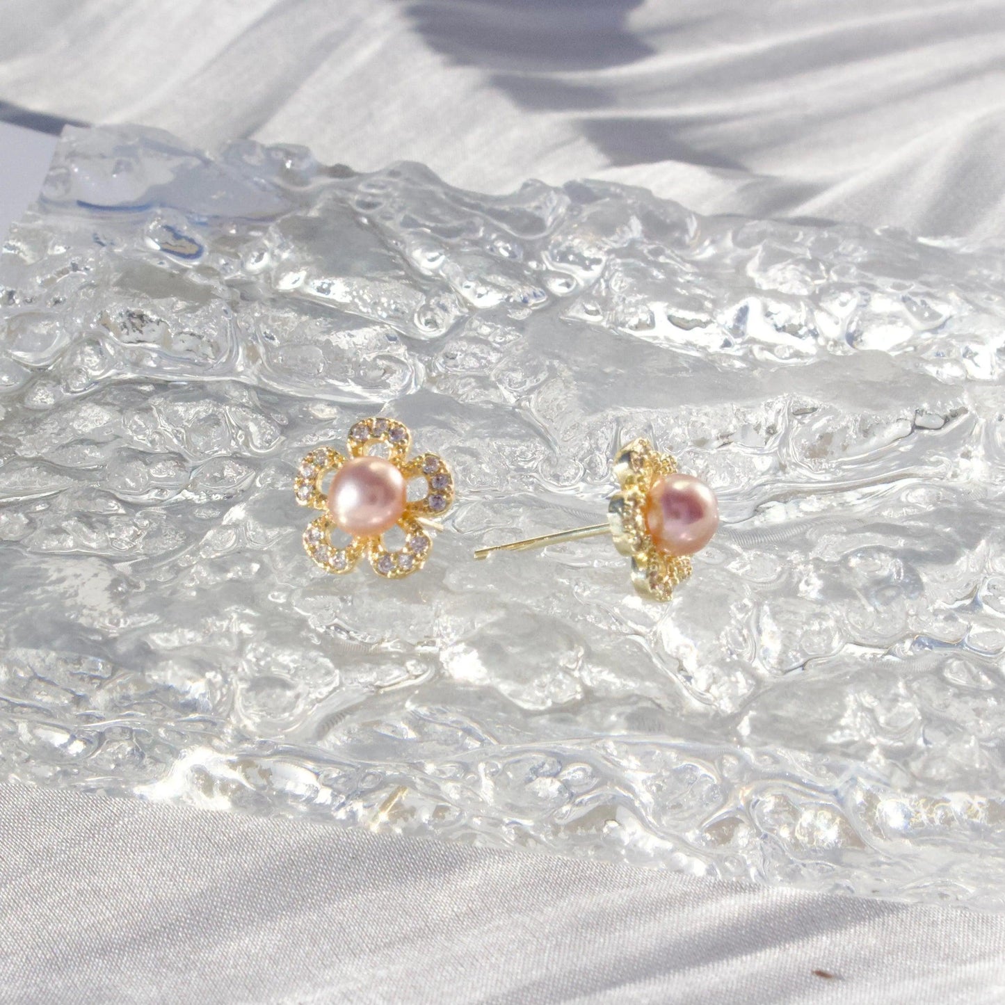 Claire|Blumen mit Perlen - JK Jewelry & Accessories